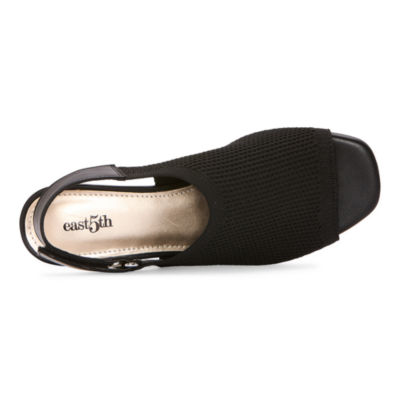 east 5th Julinow Womens Round Closed Toe Block Heel Pumps