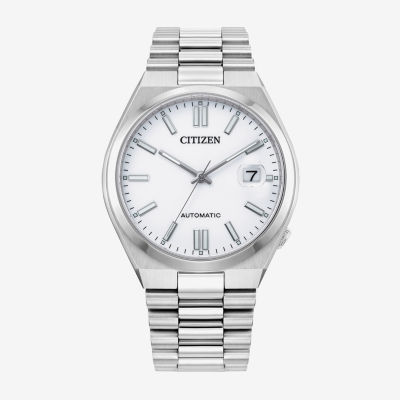 Citizen Tsuyosa Mens Automatic Silver Tone Stainless Steel Bracelet Watch Nj0150-56a