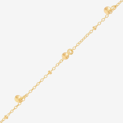 Womens 14K Gold Over Silver 2-pc. Necklace Set