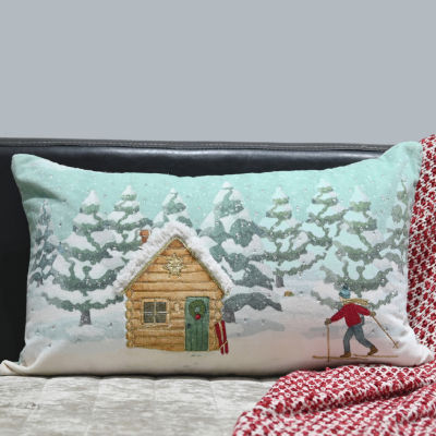 Vibhsa Accent Holiday Rectangular Throw Pillow