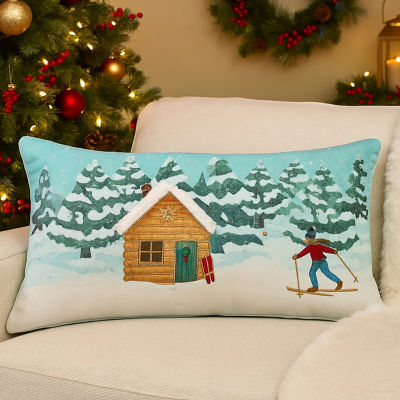 Vibhsa Accent Holiday Rectangular Throw Pillow