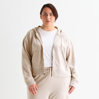 Xersion Womens Long Sleeve Zipper Active Hoodie