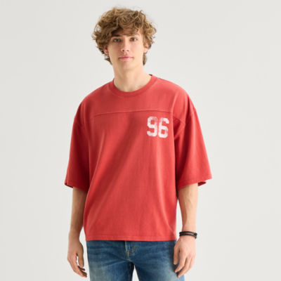 Arizona Mens Crew Neck Short Sleeve Boxy Fit Graphic T-Shirt