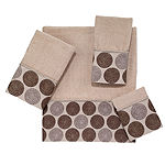 Avanti Dotted Circle Embellished Bath Towel Collection
