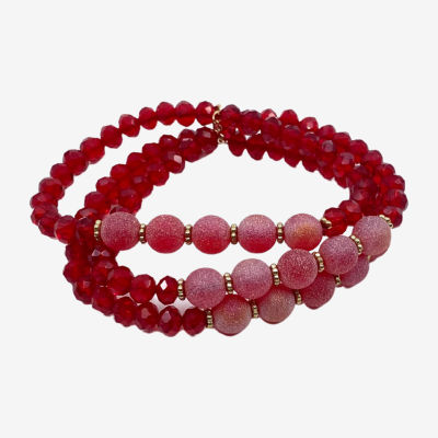 Bijoux Bar Womens Beaded Bracelet