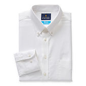 Stafford Mens Wrinkle Free Oxford Button Down Collar Regular Fit