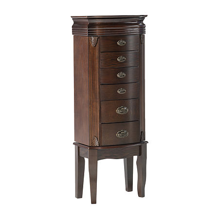 Powell Company Holly Espresso Jewelry Armoire, One Size, Brown