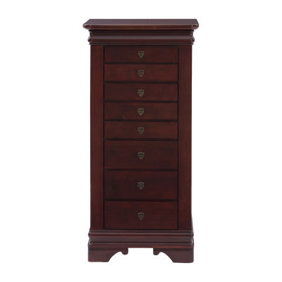 Powell Company Rema Cherry Jewelry Armoire, Color Brown JCPenney