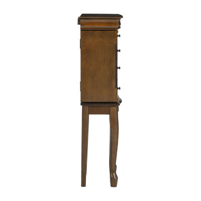 Powell Company Kelsey Walnut Jewelry Armoire