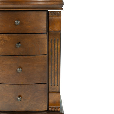 Powell Company Kelsey Walnut Jewelry Armoire