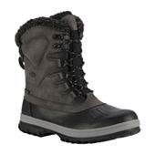 St. John's Bay Mens Hatley Flat Heel Lace Up Boots - JCPenney