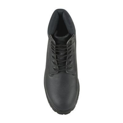 Lugz Mens Convoy Flat Heel Lace Up Boots