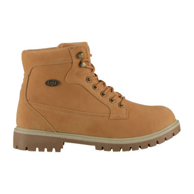 Lugz Mens Mantle Hi Flat Heel Lace Up Boots