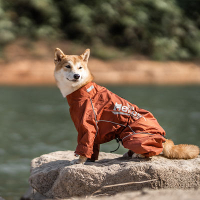 Dog Helios ® 'Hurricanine' Waterproof And Reflective Full Body Dog Coat Jacket W/ Heat Reflective Technology