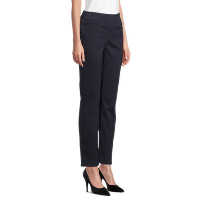 Liz Claiborne Amber Womens Straight Mid Rise Pull-On Pant