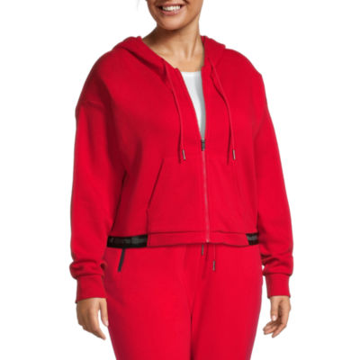 Sports Illustrated Womens Plus Long Sleeve Hoodie, Medium Support