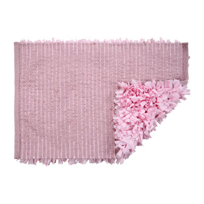 Home Weavers Inc Bella Premium Jersey Shaggy Bath Rug