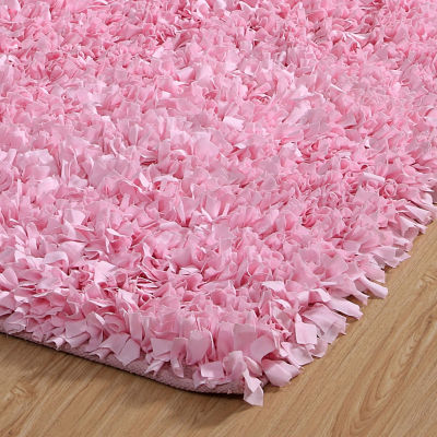 Home Weavers Inc Bella Premium Jersey Shaggy Bath Rug
