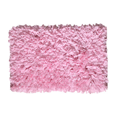 Home Weavers Inc Bella Premium Jersey Shaggy Bath Rug