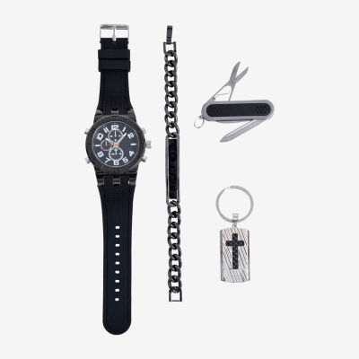 Mens 4-pc. Watch Boxed Set Mac8099jc