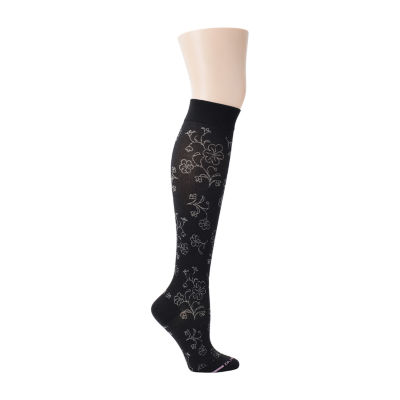 Dr.Motion 1 Pair Knee High Socks Womens, Color: Black - JCPenney