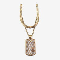 Zirconia Stainless Steel 2-pc. Jewelry Set, One Size