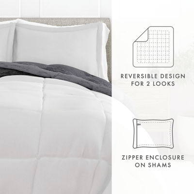 Casual Comfort Gray Ombre Down-Alternative Comforter