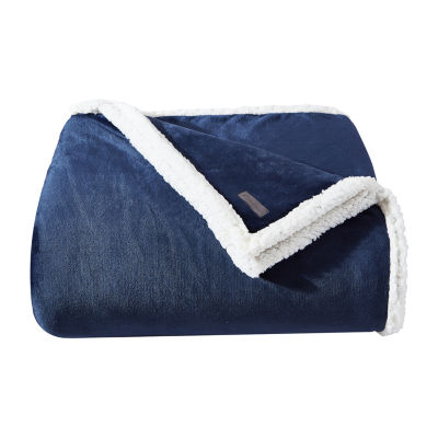 Eddie Bauer Solid Ultra Soft Plush Blanket