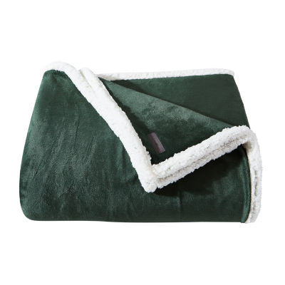 Eddie Bauer Solid Ultra Soft Plush Blanket