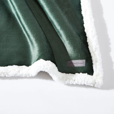 Eddie Bauer Solid Ultra Soft Plush Blanket