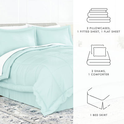 Casual Comfort Premium Ultra Soft Complete Bedding Set with Sheets