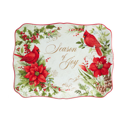 Certified International Winter'S Medley Serving Platter