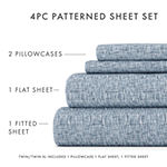 Casual Comfort™ Premium Ultra Soft Microfiber Patterns Sheet Sets