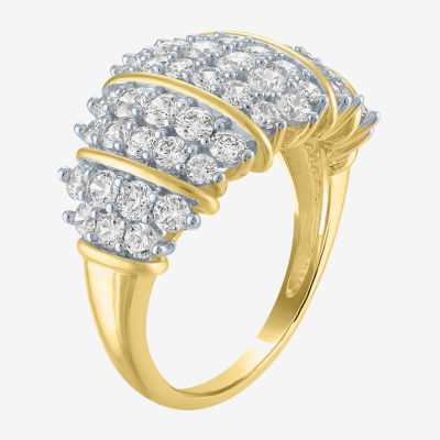 G-H / Si2-I1) / CT. T.W. Lab Grown White Diamond 10K Gold Band