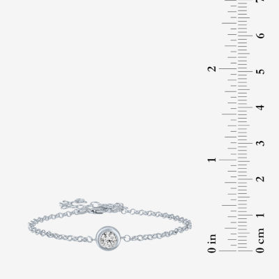 Diamond Addiction (G-H / Si2-I1) 10K Gold 8 Inch Cable Round Chain Bracelet