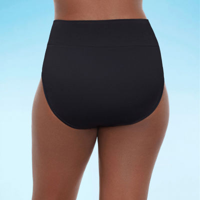 Trimshaper Comfort Waistband High Waist Bikini Swimsuit Bottom