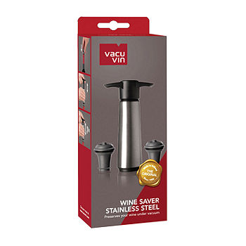 Vacu Vin Winesaver + 3 coloured stoppers