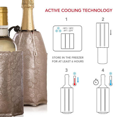 Vacu Vin Active Cooler 2-pc. Bottle Coolers