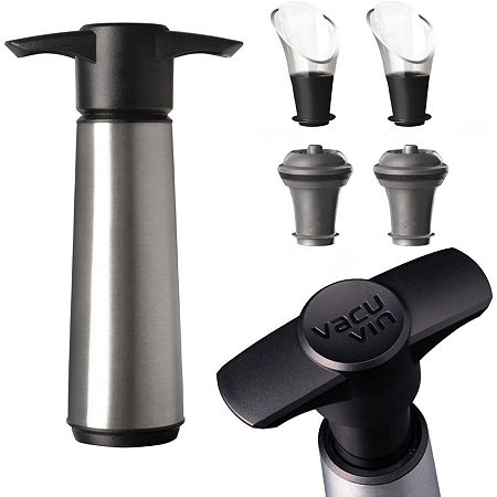 Vacu Vin 5-pc. Wine Preserver, One Size, Stainless Steel