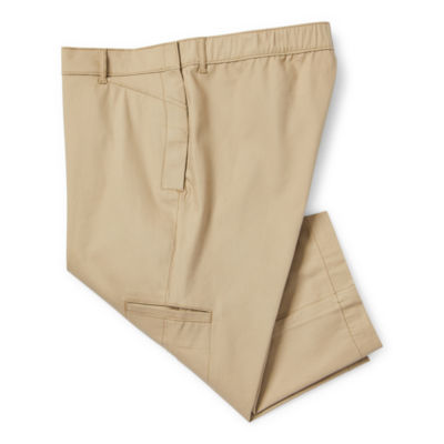 St. John's Bay Womens Mid Rise Adaptive Plus Seated Wear Capri Pants