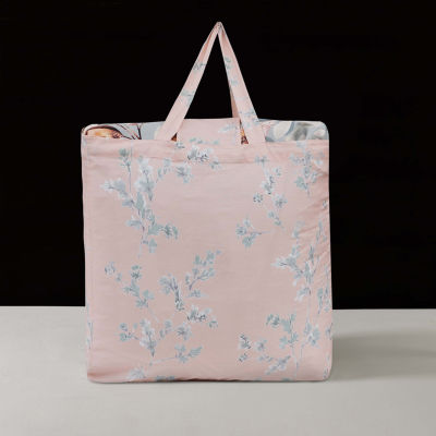 Bebejan Peach Leaves 5-pc. Midweight Reversible Comforter Set