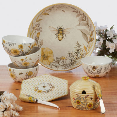 Certified International Bee Sweet 4-pc. Earthenware Dinner Plate