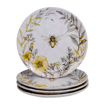 Certified International Bee Sweet 4-pc. Earthenware Dinner Plate