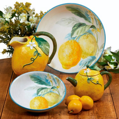 Certified International Citron Serving Pitcher