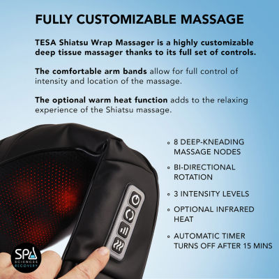 Spa Sciences Recovery TESA Shiatsu Wrap Massager