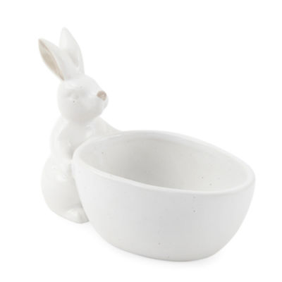 Linden Street Easter Bunny Stoneware Serving Bowl