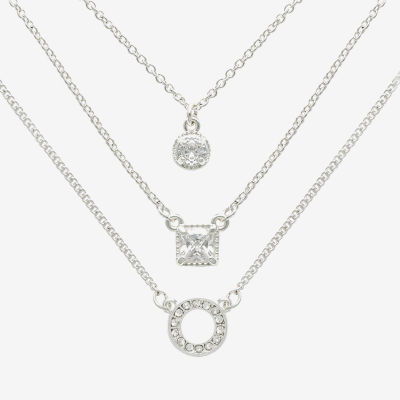 Mixit Womens Hypoallergenic 3-pc. Necklace Set