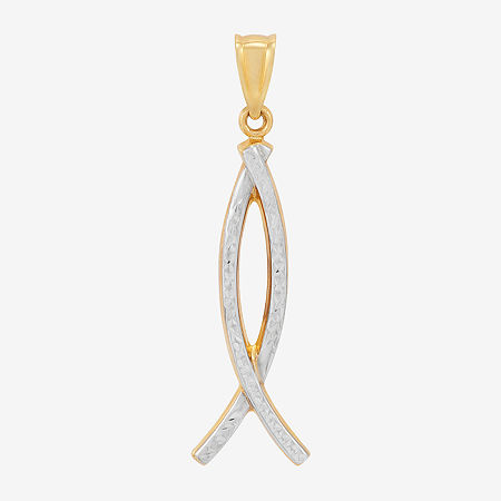 Ichthys Unisex Adult 14K Gold Pendant, One Size