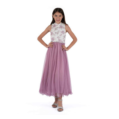 Speechless Big Kid Girls Sleeveless Floral Maxi Dress, Color