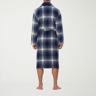 Residence Mens Fleece Long Sleeve Long Length Robe